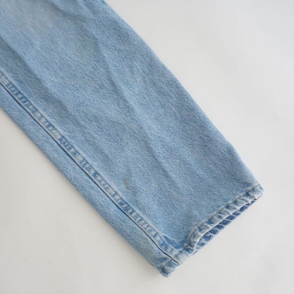 Vintage Lee Light Wash Straight Leg Blue Denim Jeans 34X32 - Picture 4 of 16